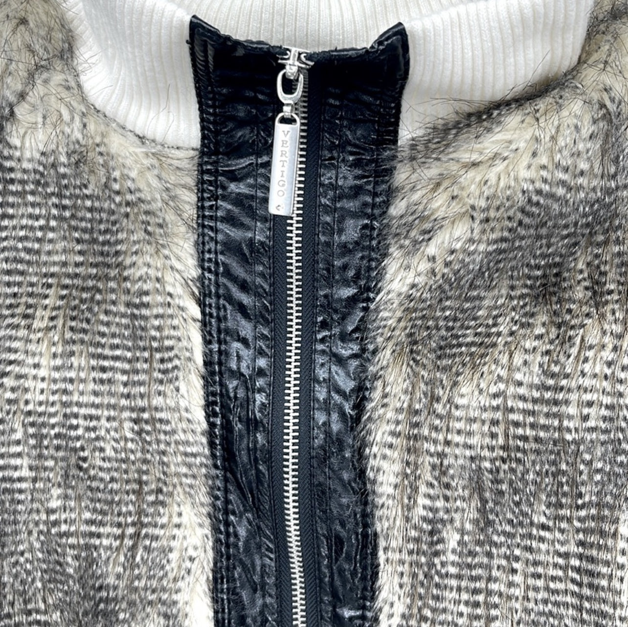 Vertigo Faux Fur Bomber