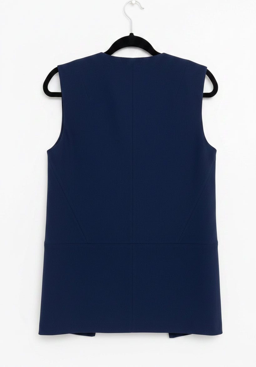 White House Black Market Longline Vest
