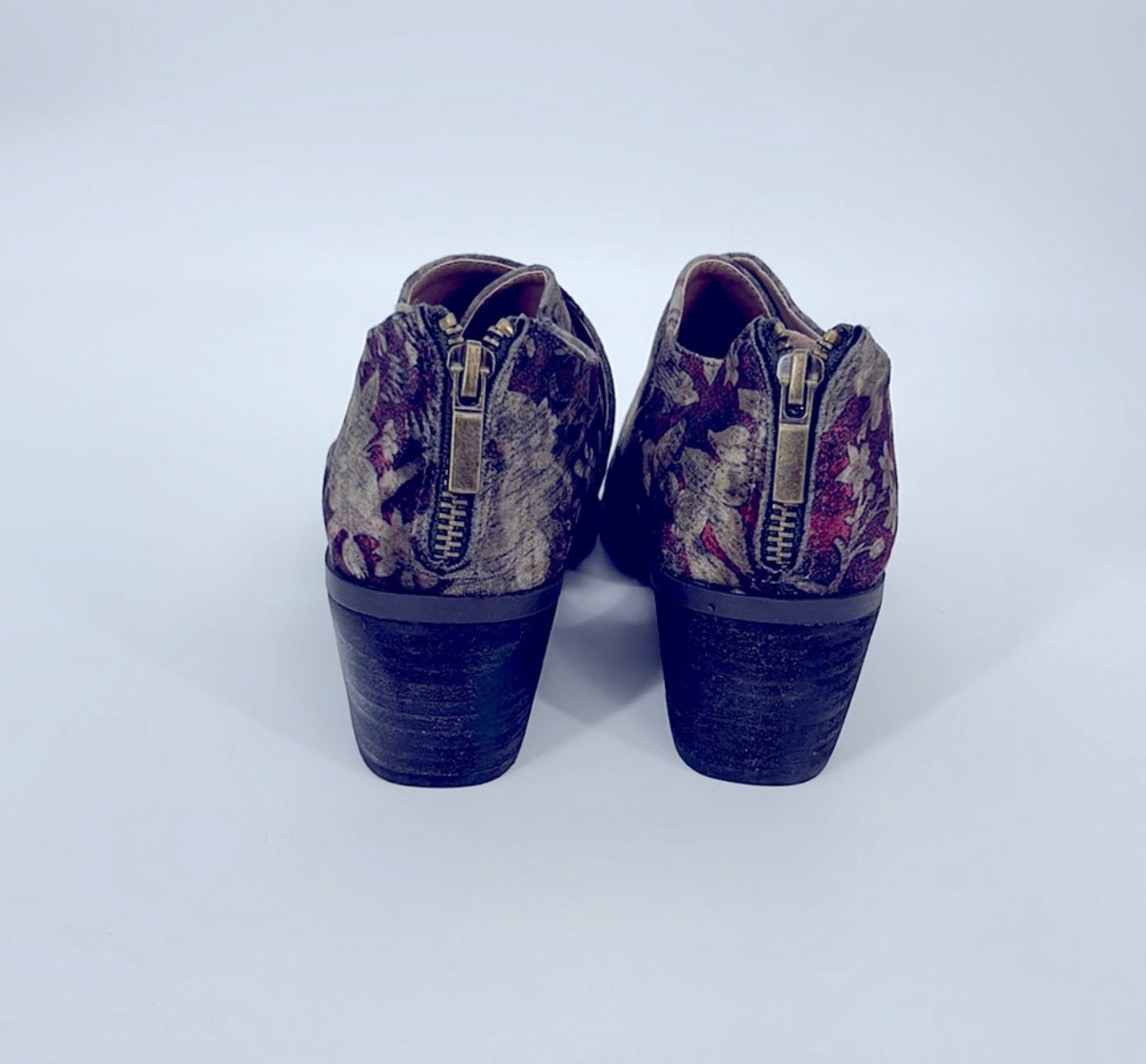Adam Tucker By Me Too Velvet Floral Boots