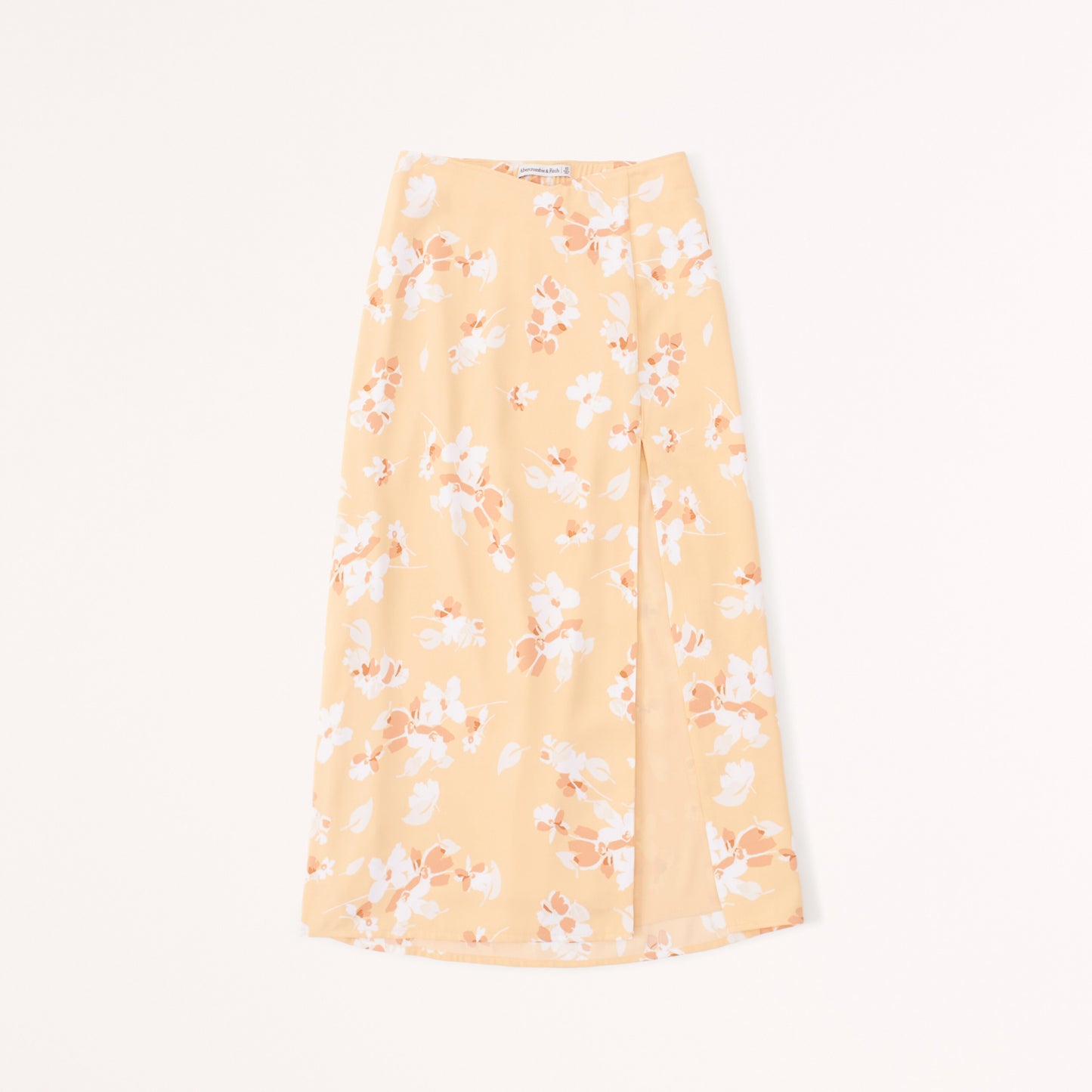 Abercrombie & Fitch Dipped Waist Midi Skirt