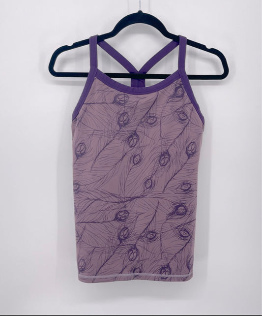 Lululemon Peacock Feather Power Y Tank