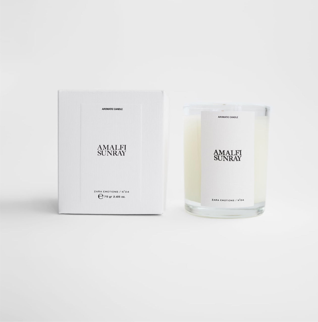 Zara Almalfi Sunray Candle 75gr 2.65oz