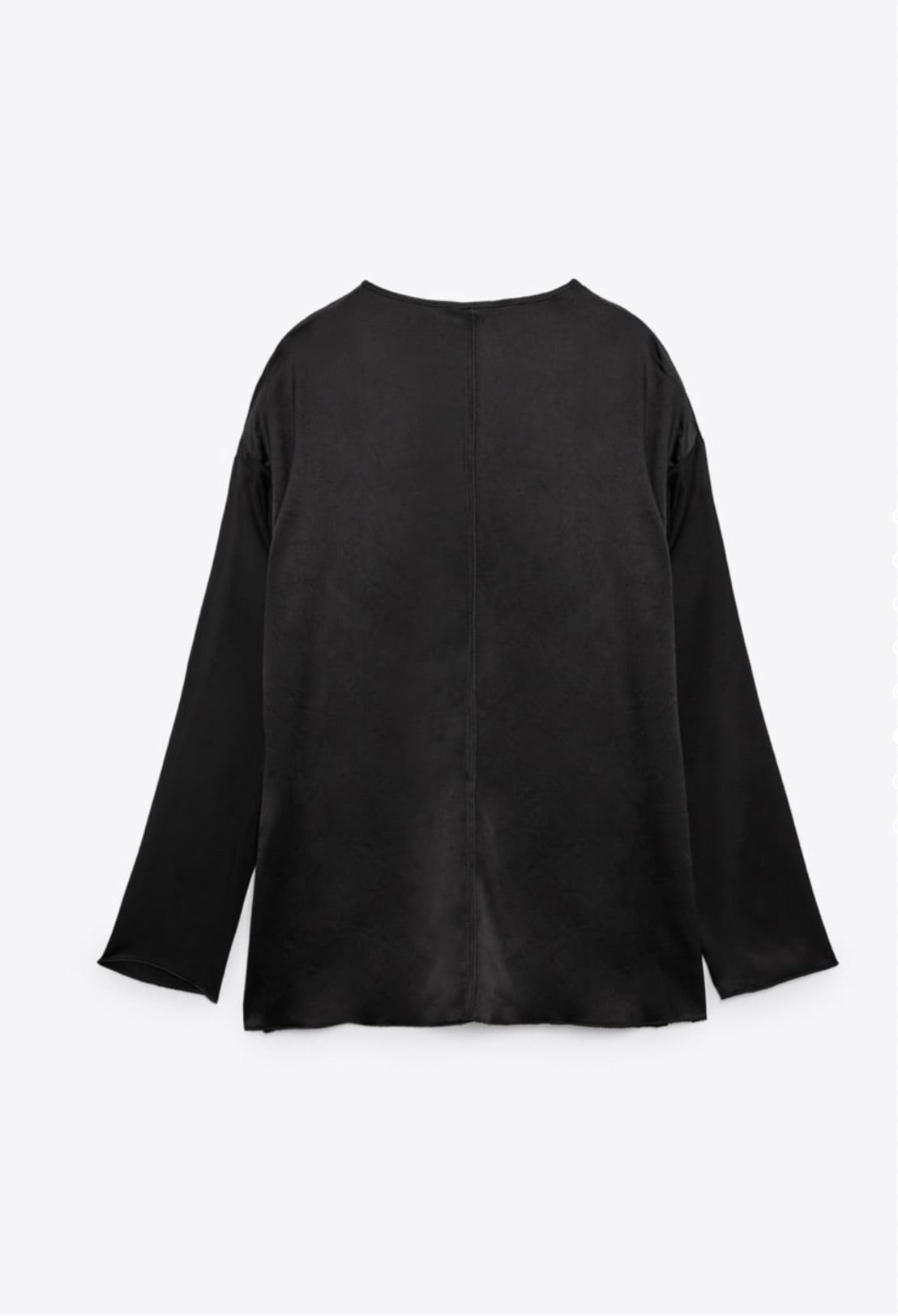 Zara Oversized Satin Effect Blouse