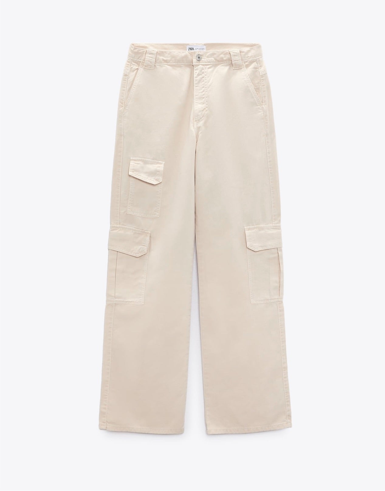 Zara TRF Wide Leg Cargo Pants