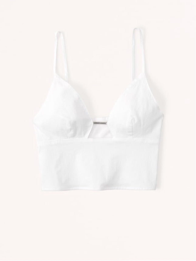 Abercrombie & Fitch Slim Hardware Cutout Top
