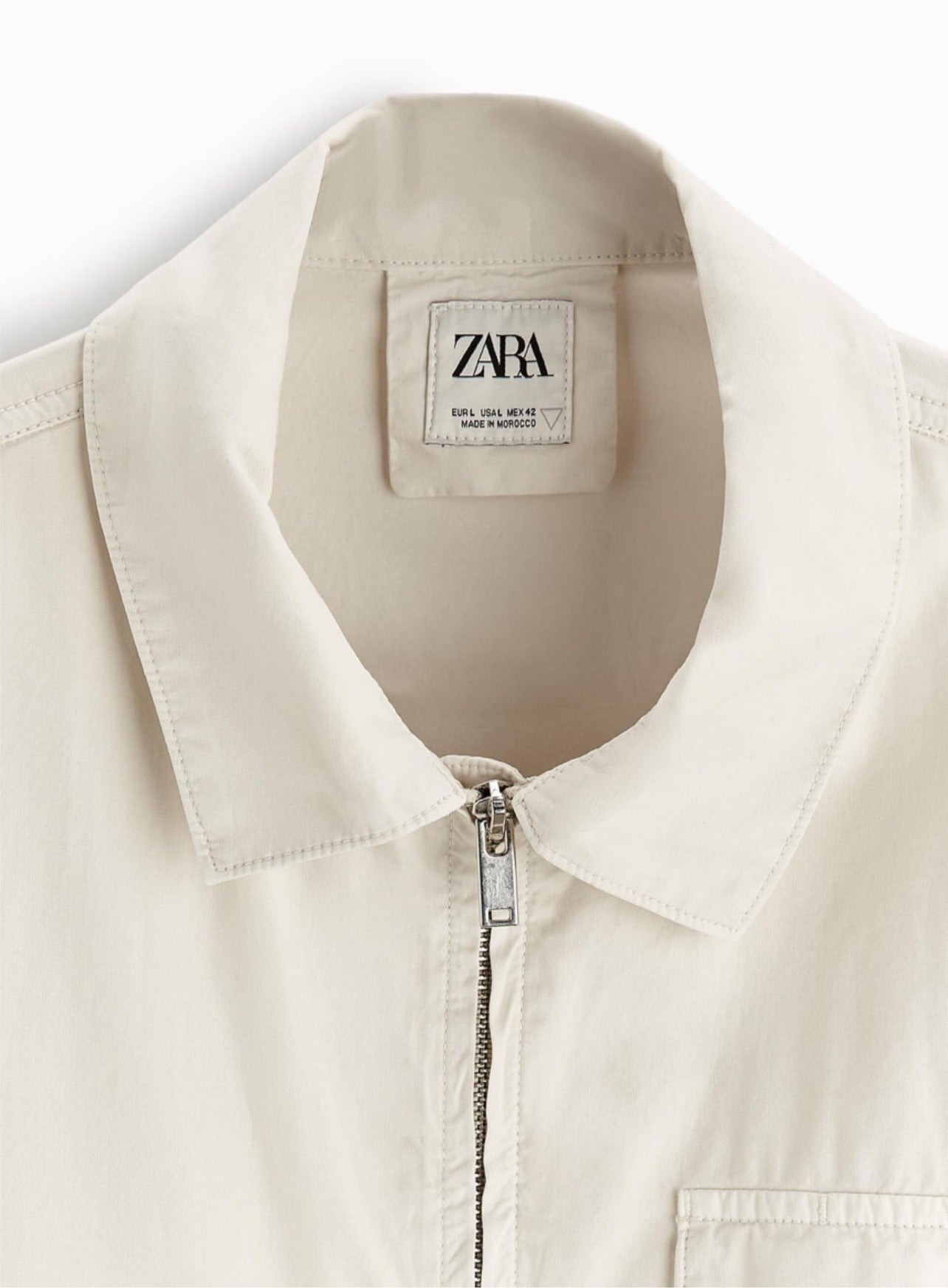 Zara Surchemise zippée