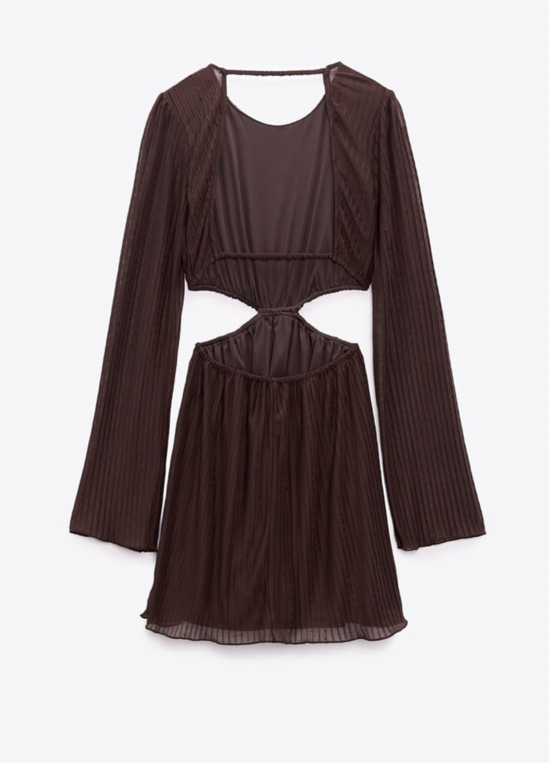 Zara Robe Plissée Découpée