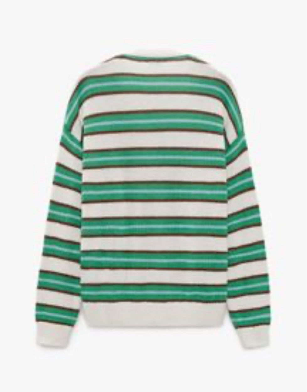 Zara Structured Striped Cardigan