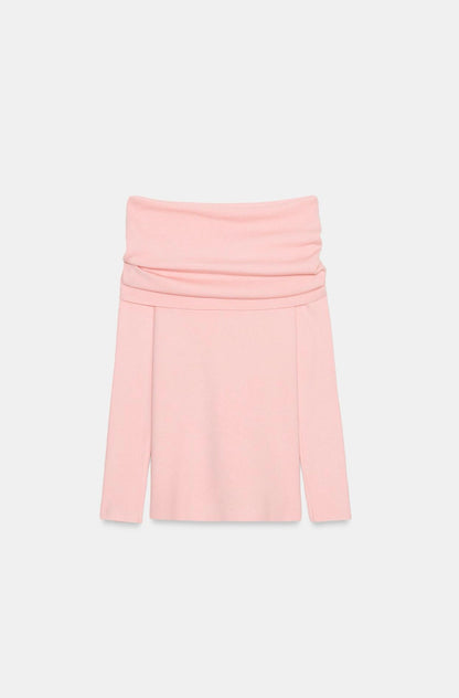ZARA Off Shoulder Knit Sweater