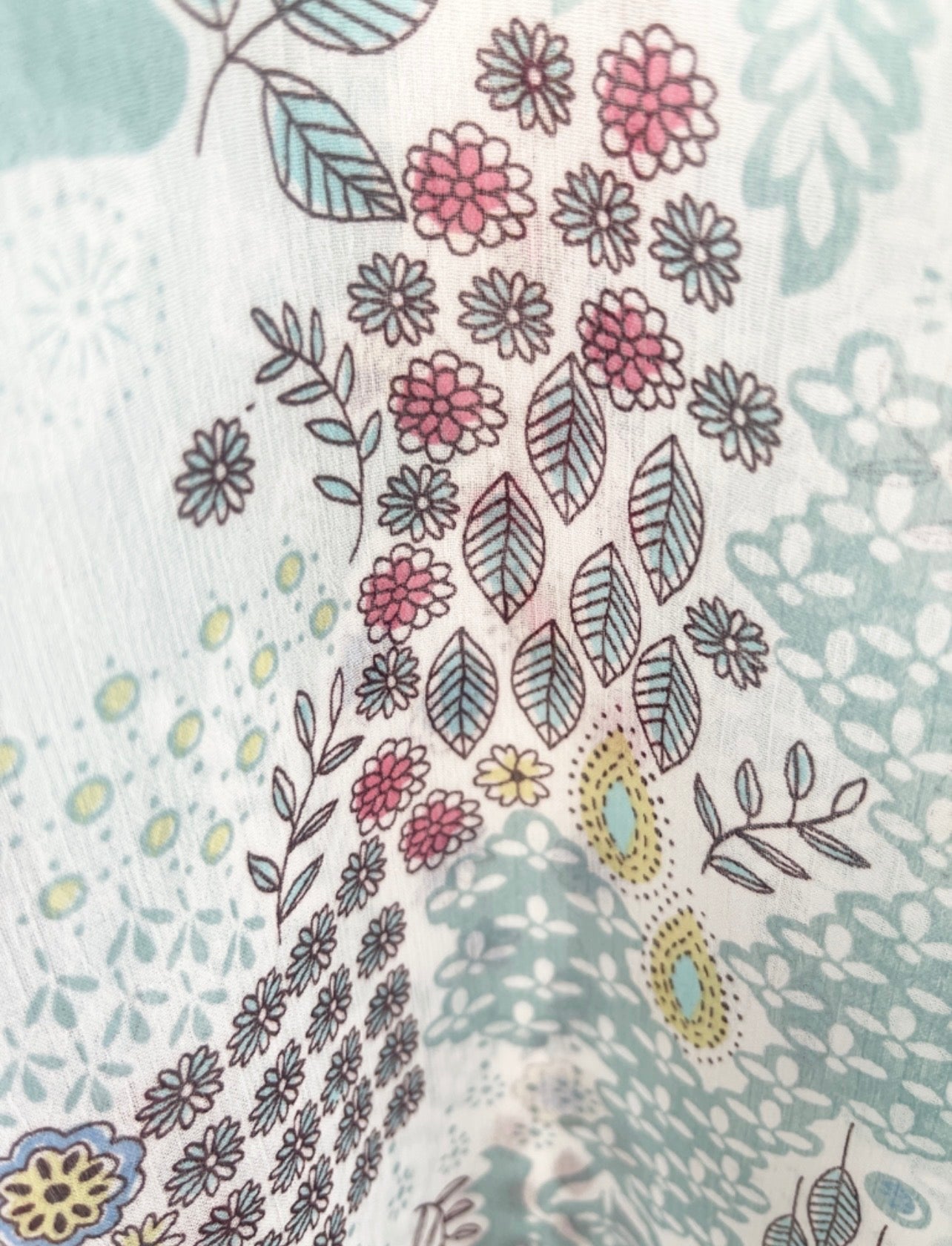 LOVE TREE Floral Lightweight Kimono