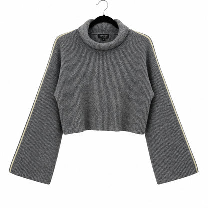 TOPSHOP Oversized Turtleneck Cropped Sweater