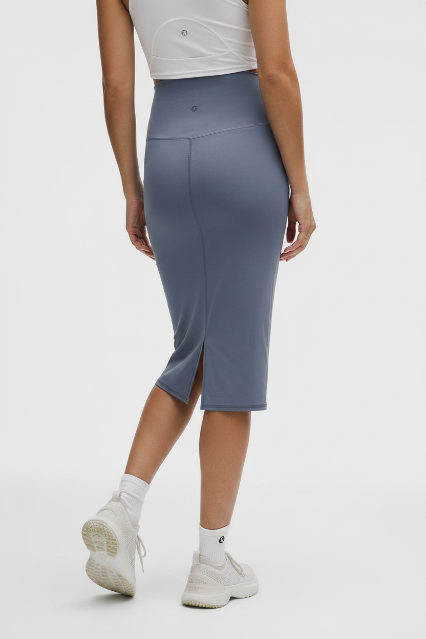 LULULEMON Nulu Slim-Fit High-Rise Midi Skirt