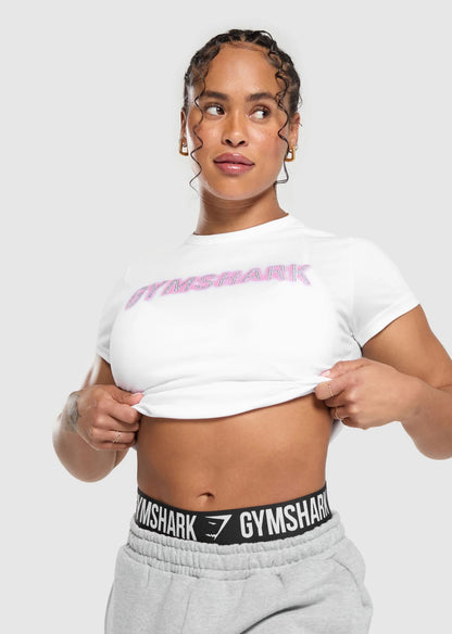 Gymshark Diamanté Baby Tee