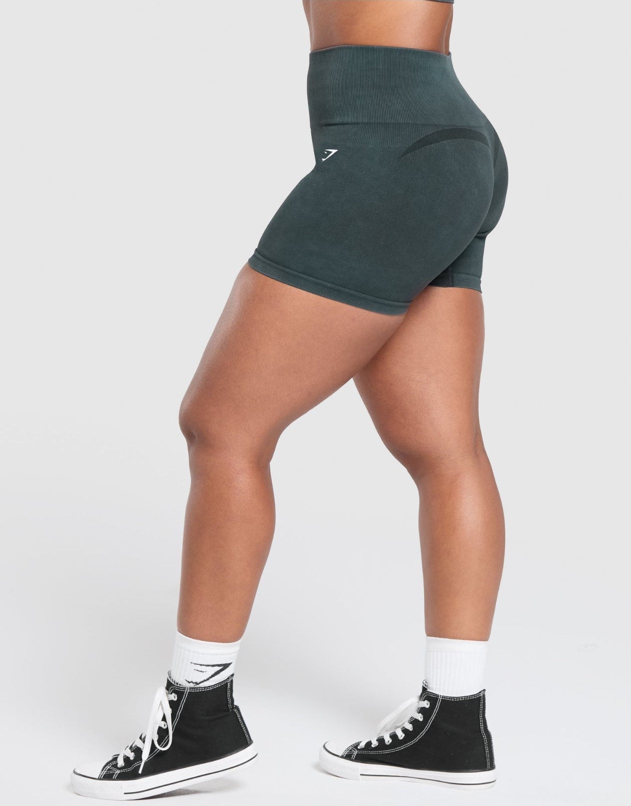 GYMSHARK Gains Seamless Washed Shorts