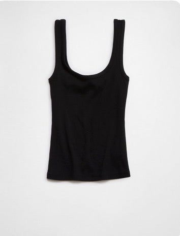 Aerie Double Scoop Neck Tank Top