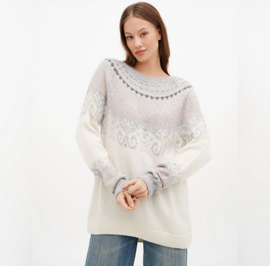 H&M Jaquard Knit Mohair
Blend Sweater