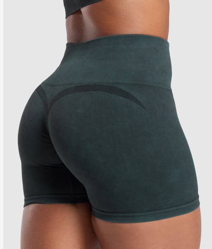 GYMSHARK Gains Seamless Washed Shorts