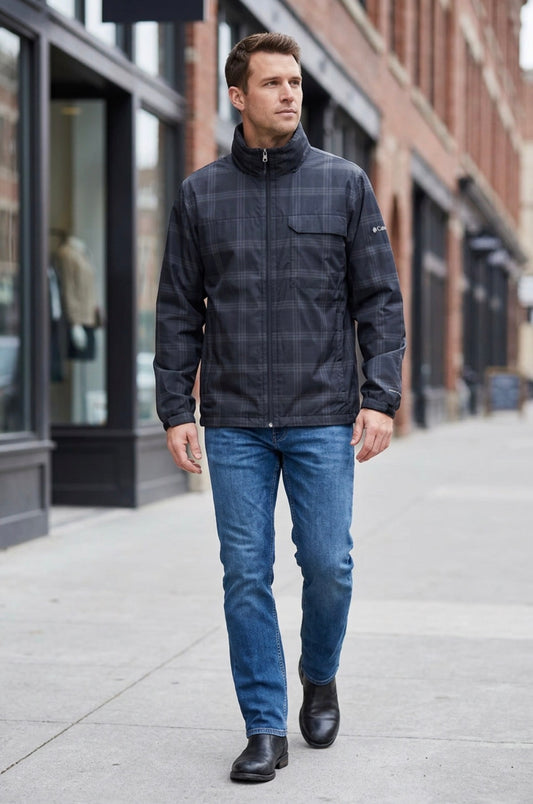 COLUMBIA Lightweight Plaid
Jacket