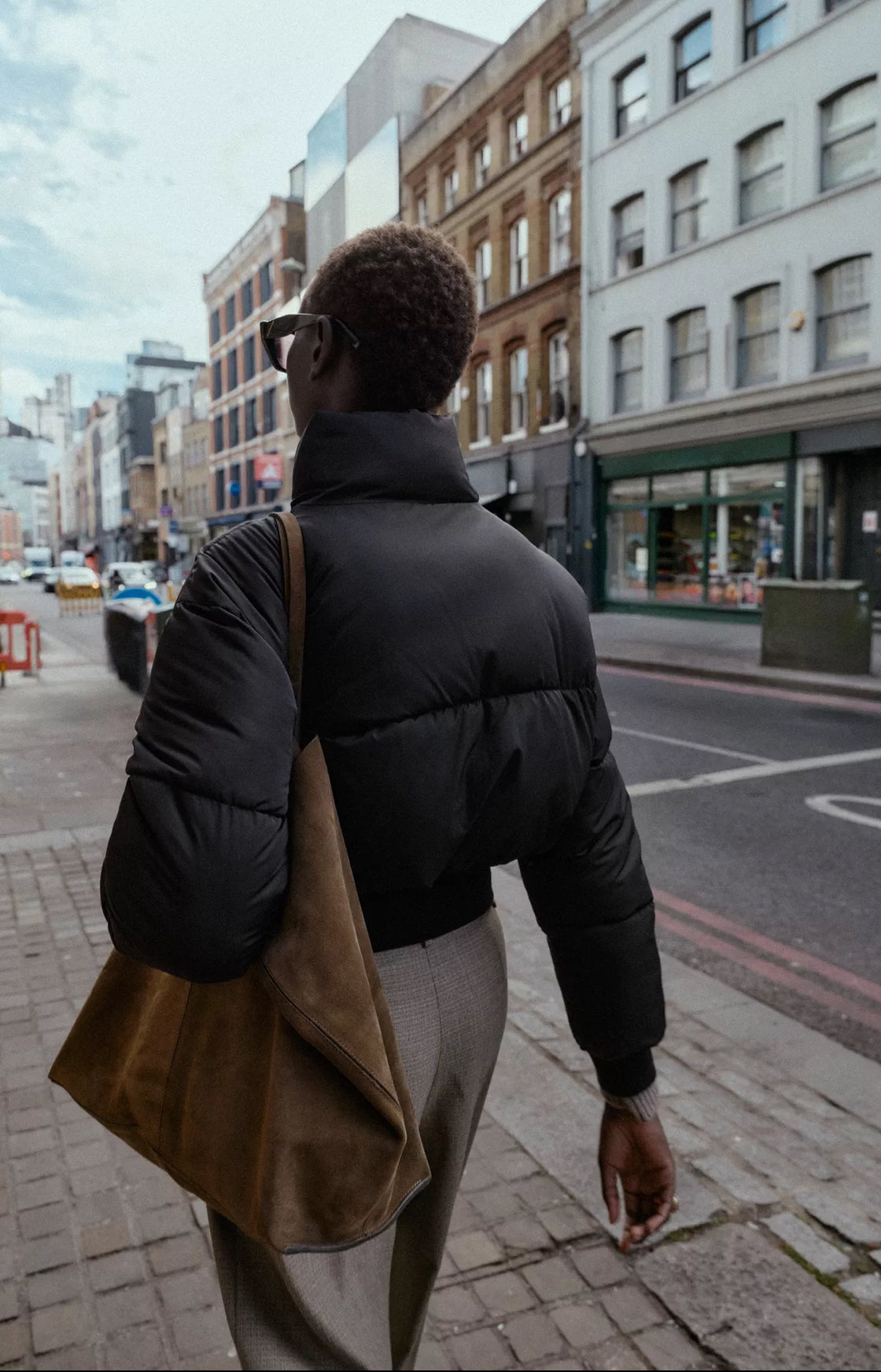 ZARA Combination Cropped Padded Jacket