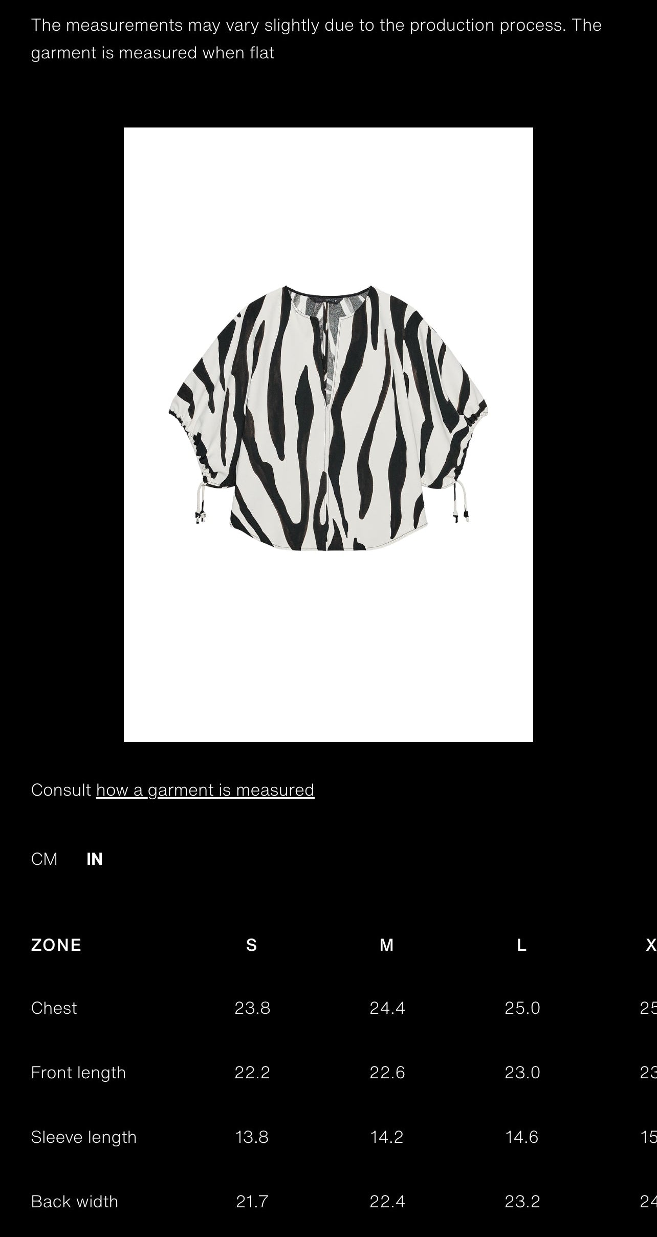 ZARA ZW COLLECTION Animal Print Top