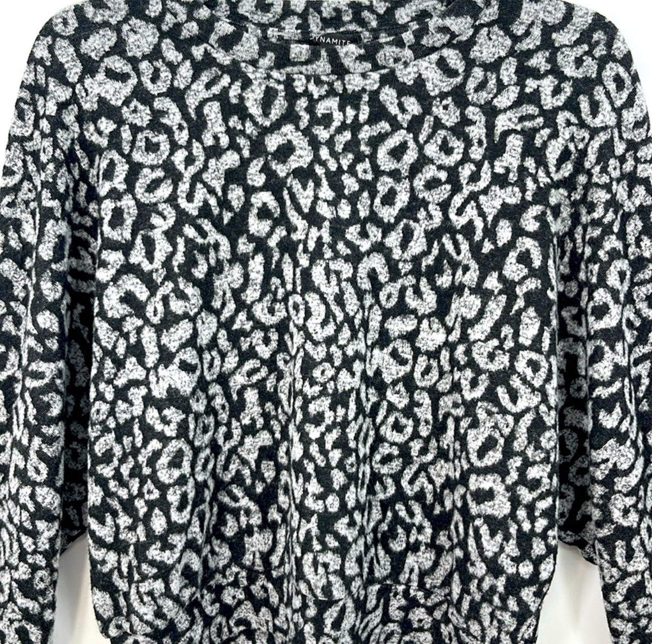 DYNAMITE Cheetah
Print Pullover