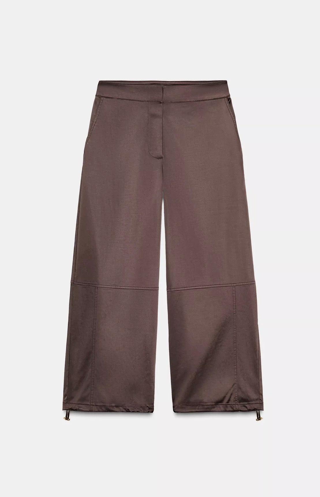 ZARA Satin Balloon Pants