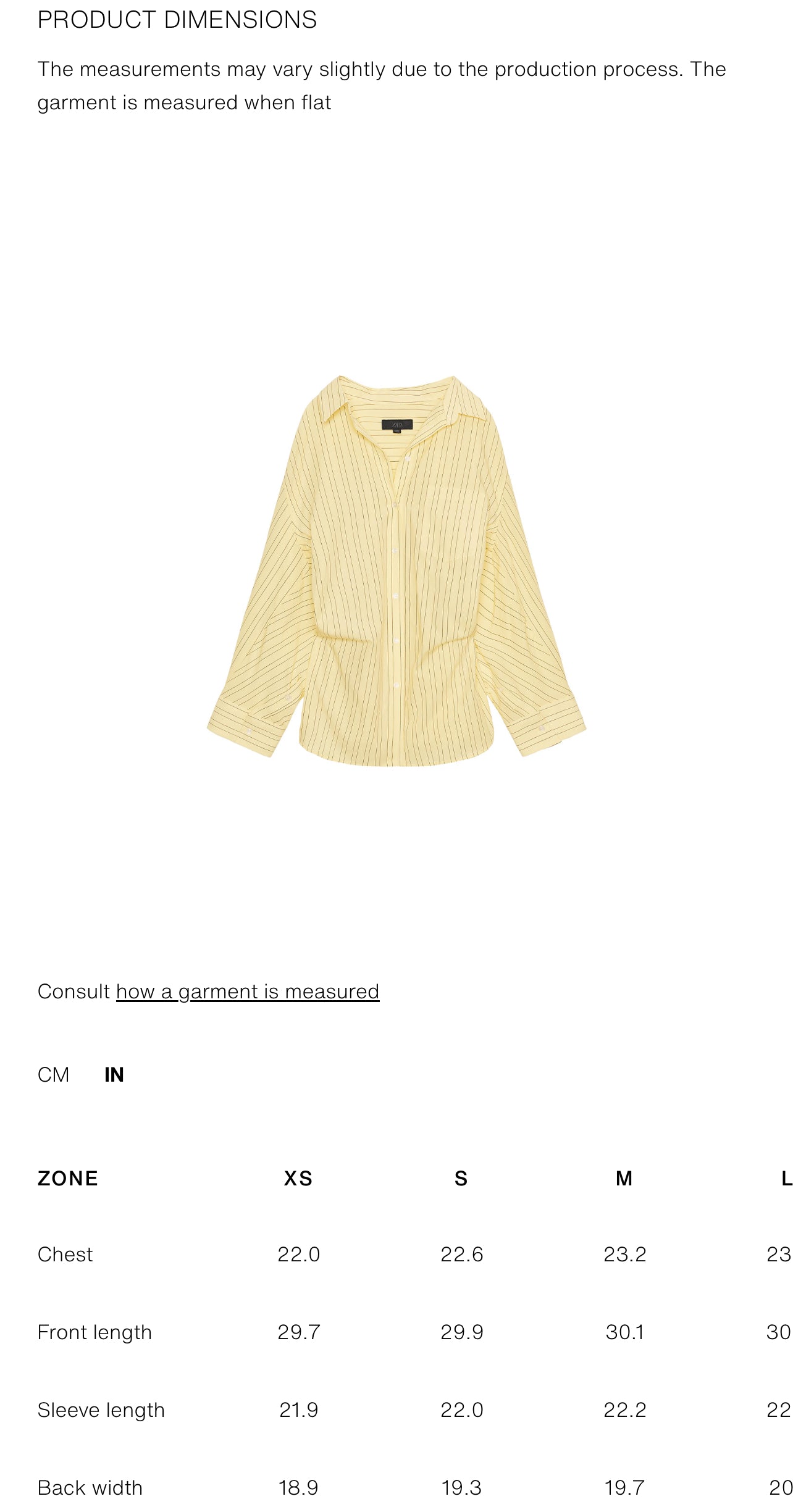 ZARA Oversized Poplin Shirt