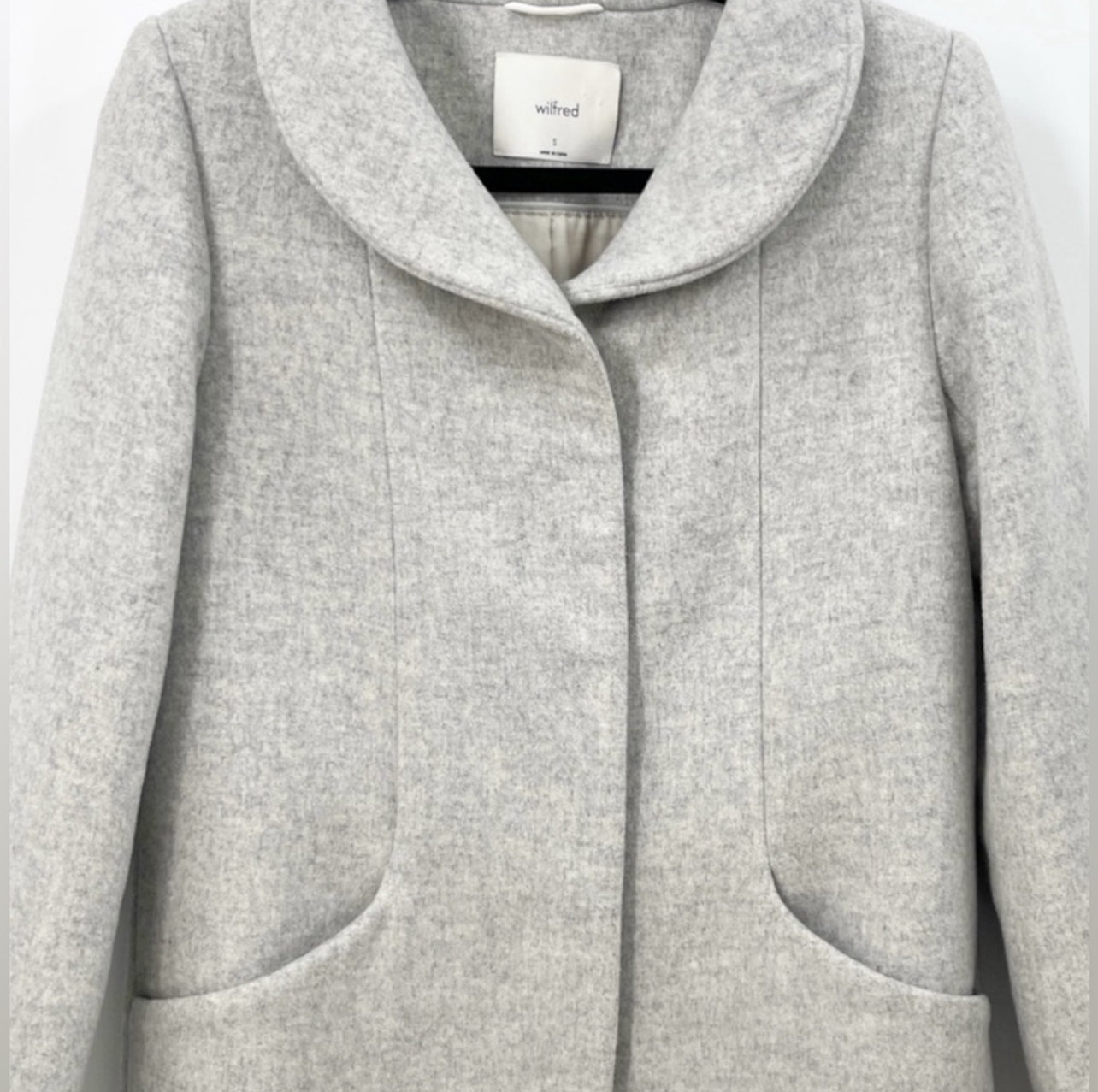 Aritzia WILFRED Cocoon Wool Coat