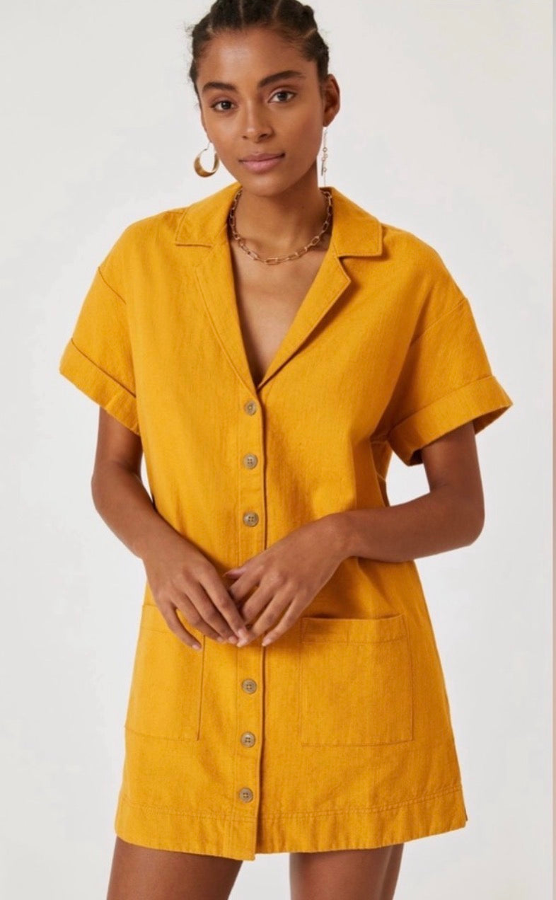 ANTHROPOLOGIE Pilcro
Button Down Shirt Dress