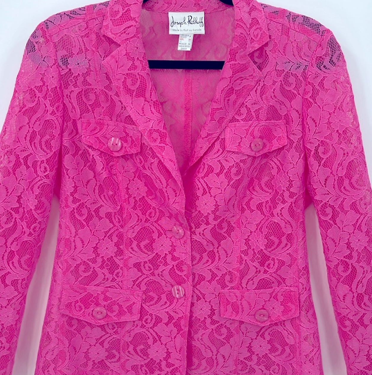 JOSEPH RIBKOFF Floral Lace Blazer