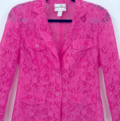 JOSEPH RIBKOFF Floral Lace Blazer