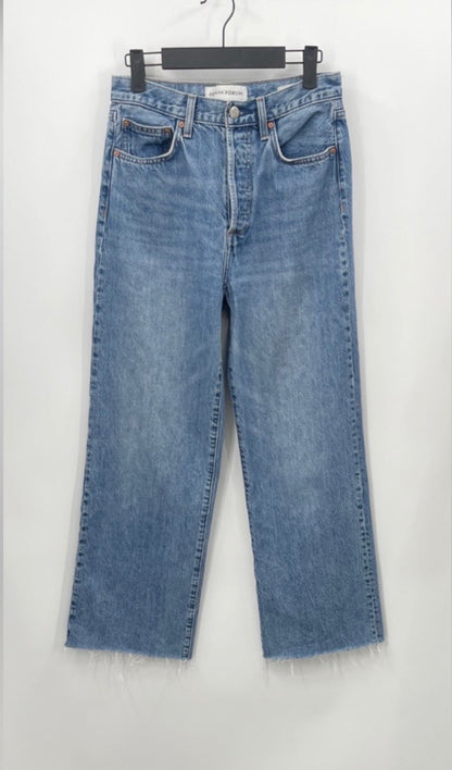 DENIM FORUM Farrah High Rise Wide Leg