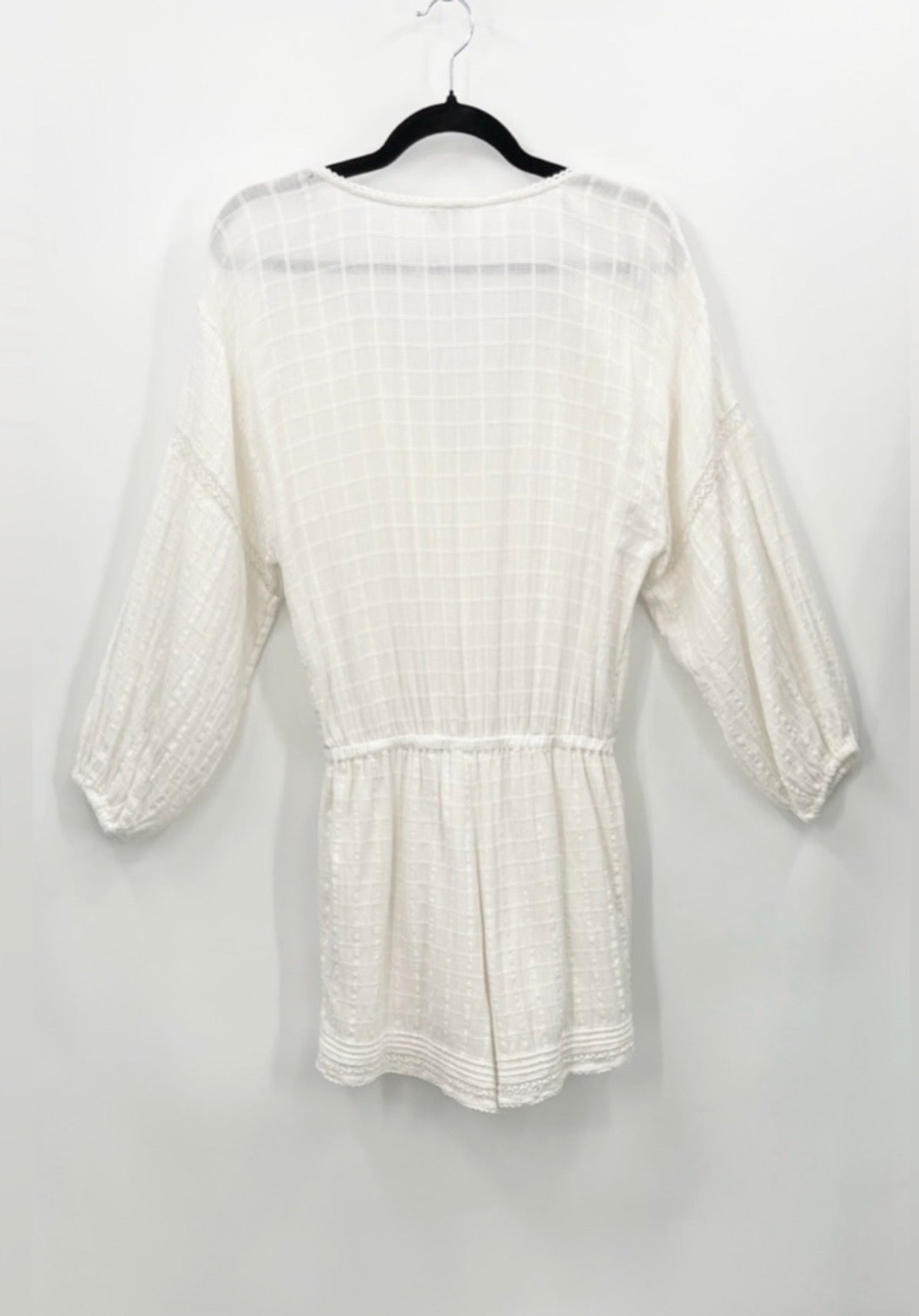 AERIE Gauze Linen Blend Romper