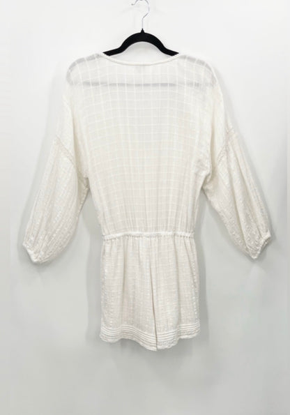 AERIE Gauze Linen Blend Romper