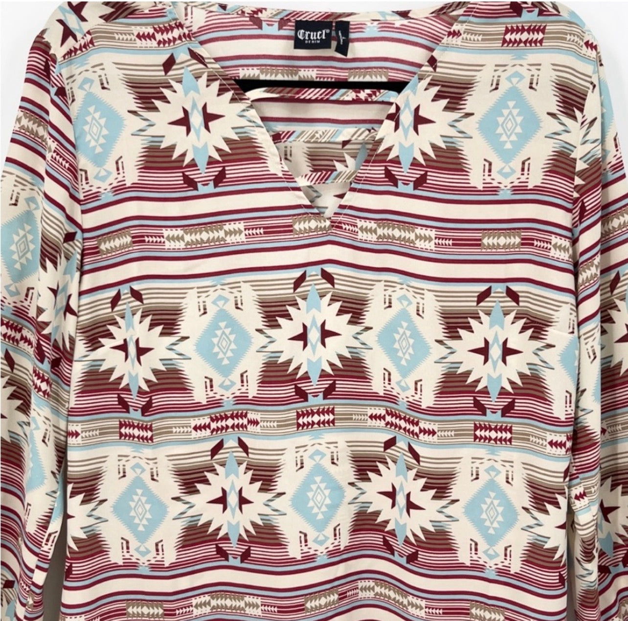 CRUEL DENIM Southwest
Print Blouse