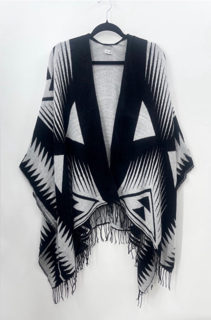KISMET Aztec Fringe Poncho