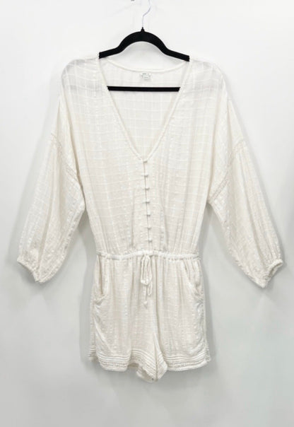 AERIE Gauze Linen Blend Romper
