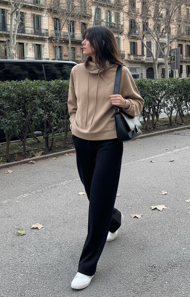 ZARA Oversized Washed Effect Interlock Sweatshirt