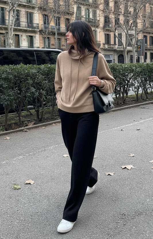 ZARA Oversized Washed Effect Interlock Sweatshirt