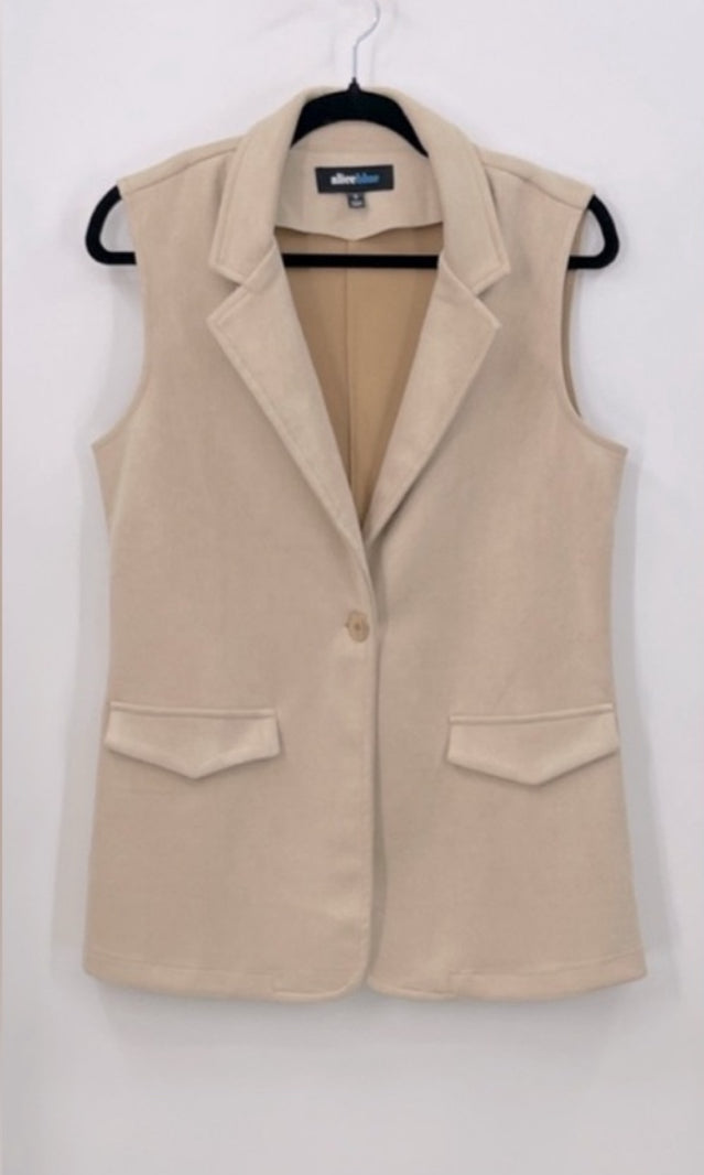 ALICE BLUE Faux Suede Vest