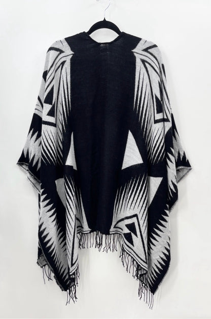 KISMET Aztec Fringe Poncho