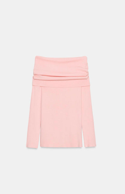 ZARA Off Shoulder Knit Sweater