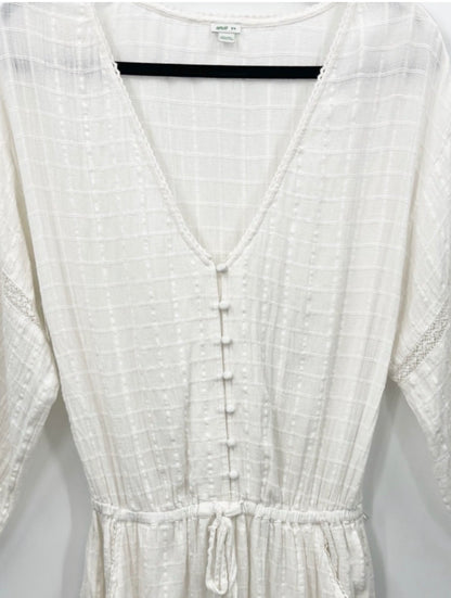 AERIE Gauze Linen Blend Romper