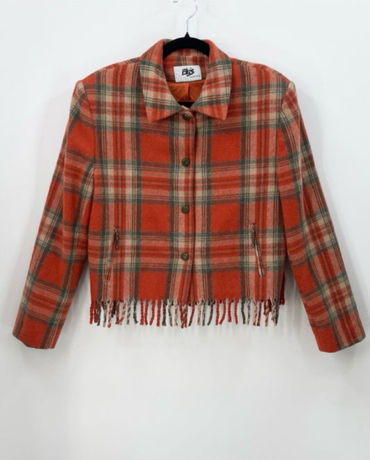 Vintage BLU'S Plaid Jacket