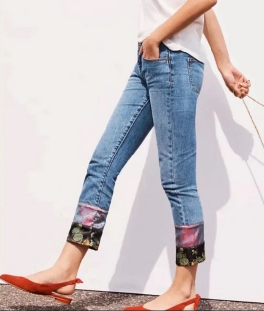 ANTHROPOLOGIE PILCO AND THE LETTERPRESS Slim Boyfriend Jeans