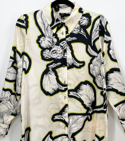 RIVER ISLAND Satin Button Down Shirt