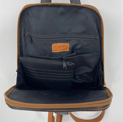 Vintage OPALE Caramel
Brown Leather Backpack