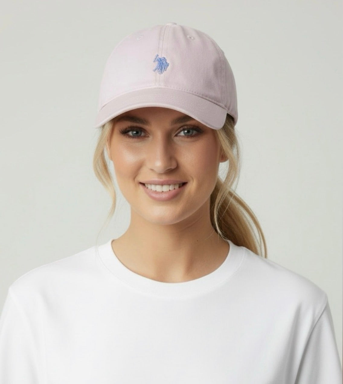 U.S. POLO ASSN. Lilac Cap with Logo Print