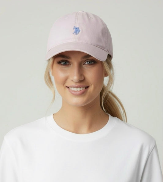 U.S. POLO ASSN. Lilac Cap with Logo Print
