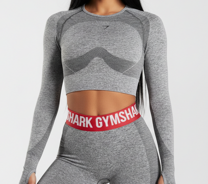 Gymshark Flex Sports Long Sleeve Crop Top